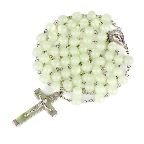 Luminous Rosary Cross Necklace
