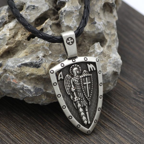 Saint Michael Archangel Pendant Necklace – Protection & Faith