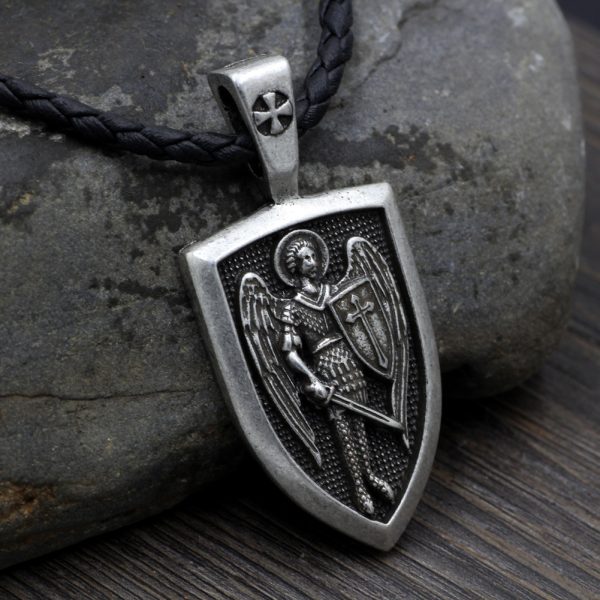 Saint Michael Archangel Pendant Necklace – Protection & Faith