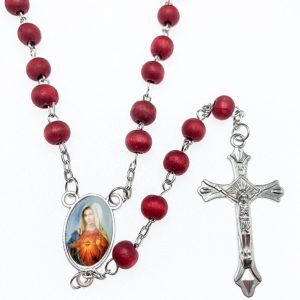 Handmade Catholic Crochet Rosary Necklace