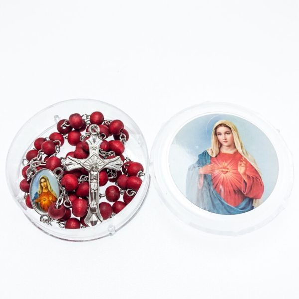 Handmade Catholic Crochet Rosary Necklace