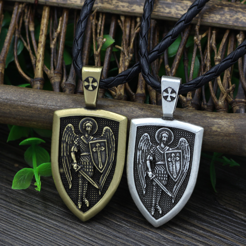 Saint Michael Archangel Pendant Necklace – Protection & Faith
