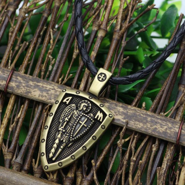 Saint Michael Archangel Pendant Necklace – Protection & Faith