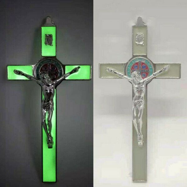 Jesus Icon Benedict Luminous Cross