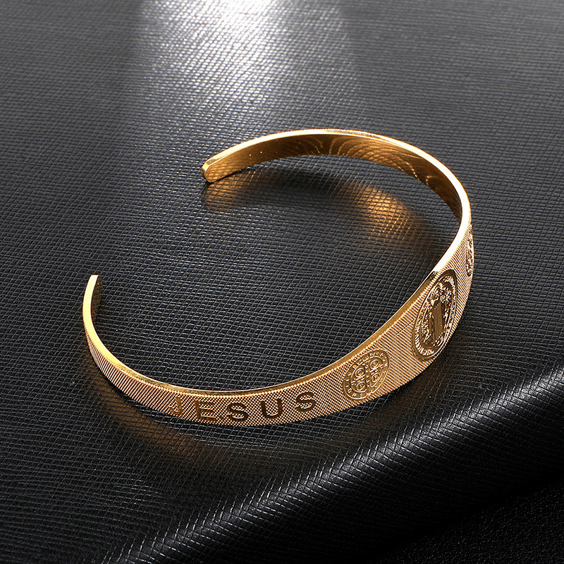 Stainless Steel Saint Benedict Bracelet