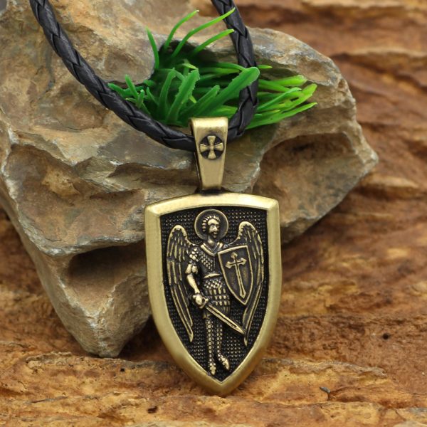 Saint Michael Archangel Pendant Necklace – Protection & Faith