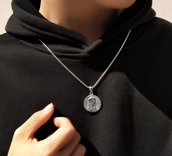 Titanium Steel Jesus Pendant
