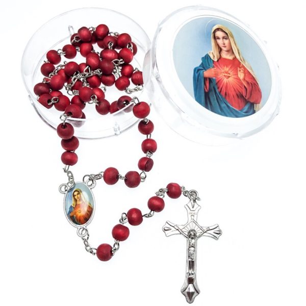 Handmade Catholic Crochet Rosary Necklace