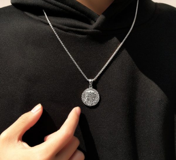 Titanium Steel Jesus Pendant