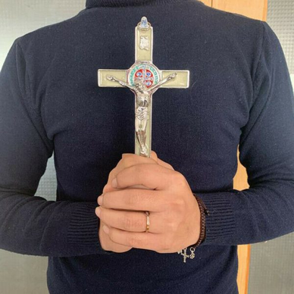 Jesus Icon Benedict Luminous Cross