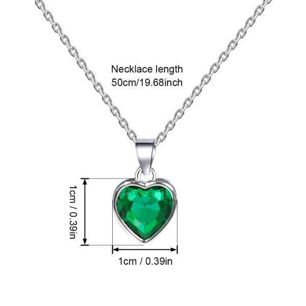 Wishing Heart™ – Emerald Green Heart Necklace for Your Deepest Wishes