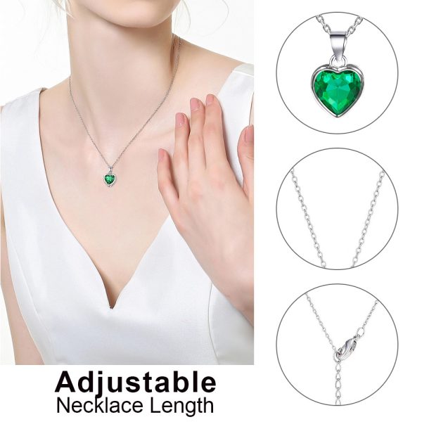 Wishing Heart™ – Emerald Green Heart Necklace for Your Deepest Wishes