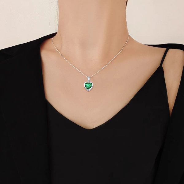 Wishing Heart™ – Emerald Green Heart Necklace for Your Deepest Wishes